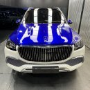과감한 마이바흐 GLS 600 강남 전체PPF + 블루 투톤랩핑