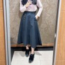 현대백화점씨씨콜렉트 | cc콜렉트:) 버튼 포인트 플레어 스커트 후기 + 봄이니까 스컷 구매 달료라!!