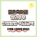 (유)전북구급센터 | 청년부부 결혼축하금 대상자·신청 방법·지급 금액 총정리(서울시·경기도·부산·대구·충북·전남 등)