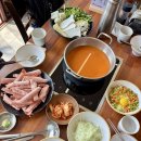 콜버튼 | 부모님 모시고 가기 좋은 북한산 맛집 홍백 미나리 샤브칼국수 후기