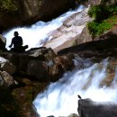 산객(山客)과 참새 이미지