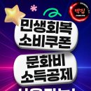 📢 민생회복쿠폰 + 문화비 소득공제❗ 이미지