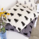 D00615 | 원단마트 oxford 20수 옥스포드 원단 노르웨이 트리 블랙 [SHT 0012]