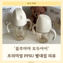 다온플래티넘 | 아기 빨대컵 추천! 블루마마 프리미엄 PPSU 빨대컵 2종 세트 솔직 사용 후기