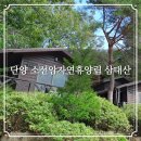 장군PC | 단양 소선암자연휴양림 삼태산 숙소 후기