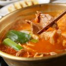 김치찌개랑 뒷고기 이미지