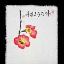 마음 품은 캘리그라피 이미지