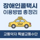 장애인생활이동지원센터 | 장애인콜택시 지원대상 이용방법 총정리