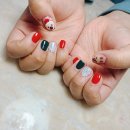 네일바네쓰 | 미아사거리 네일바네쓰 크리스마스 우정네일 후기