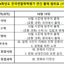 ＜2024학년도 고1.2학년 10월 전국연합학력평가 시험범위 안내＞ 이미지