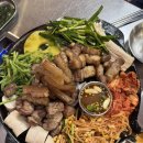 한판구이 | 목포 평화광장 맛집 고기집 심돈 한판 구이 후기 고기 다 구워져 나오는 곳