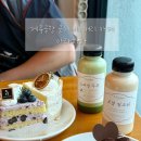 제주자연포크 | 제주 베이커리 아라파파 케이크 3종 말차라떼 밀크티 솔직후기