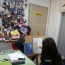 뎃생 수채화 이미지