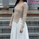 리엘디자인 | 리엘 니트 스퀘어 넥라인이 포인트! 무신사 할인 구매 추천