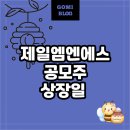 제일엠엔에스 공모주 상장일 공모주린이 따상 배우기