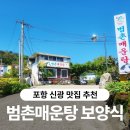 신광야채 | 포항 신광 범촌매운탕, 부모님과 가기 좋은 보양식 맛집 추천