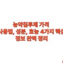 강화농약종묘사 | 농약침투제 가격, 사용법, 성분, 효능 4가지 핵심 정보 완벽 정리