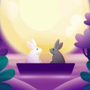 달나라 토끼 이미지