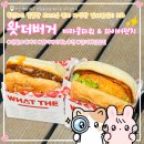 센텀 수제버거 | 왓더버거 솔직 후기, 미라클파워 &amp; 파이어펀치 라지 세트 가성비 비교, 폭신한 번과...