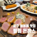 [광주] 필링돈까스 전국 돈까스 맛집 지도 선정 안심카츠 원탑 용봉동 맛집 돈까스