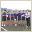 Local football team Falcon Knight United FC donated 10 footballs to Repton 이미지