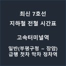 고속터미널역 7호선 이미지