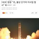 [속보] 합참 "北, 불상 단거리 미사일 발사" 이미지