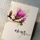 캘리그라피(야간) 이미지