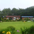 황토와 통나무 캠핑장 이미지