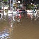 그냥 심심해서요. (50661) 폭우에 물바다 된 도로 이미지