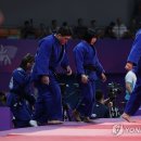 [아시안게임] 한국 유도, 단체전 준결승서 일본에 0-4 완패…금메달 불발 이미지