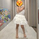 워니리본 블루밍세트 블라우스 스커트 L 사이즈 가격 착용 후기 아기옷 브랜드 추천