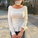 가을플라워스타일링 | 미케네 오프숄더 추천 핀터레스트 코디 빈티지 발레코어 티셔츠 스타일링 후기