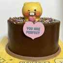윙크 케이크 | 파리바게뜨 하트 윙크 춘식이 케이크🎂