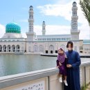 리카스 | 코타키나발루 필수여행코스 블루모스크(리카스모스크) 히잡대여, 내부 외부 둘러보기