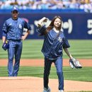 4명 동시 야구장 시구,걸그룹 키키 하음,수이,이솔,키야 동시 시구 모음 이미지