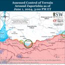 러시아 공세 캠페인 평가, 2024년 6월 1일(우크라이나 전황 이미지