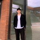 남성 워크자켓 브랜드 아워데이즈 간절기 아우터 배색 자켓 코디