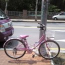 삼천리 자전거 여성용 7단 기어 핑크색 팝니다. 이미지