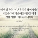 오늘의 '영어성경 사진'(363강) “긍휼(矜恤)”(시편 102편 13절) 이미지