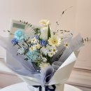 소소flower | 송파 문정역 꽃집 HABIO FLOWER by Sue, 취향 저격 파란 장미 결혼기념일 꽃다발 장만 후기💙