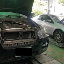 [종로구수입차수리/수입차정비부품] BMW X6 E71 겉밸트끊어짐/텐션아이들베어링/오일누유/오일쿨러교환/냉각수라인세척/오일휠터하우징누유 종로구평창동수입차 이미지