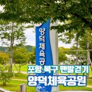 양덕30공원 | 포항 양덕체육공원 포항 수제맥주페스티벌 열리는 장소 시설 주차정보