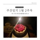 거송공방 | 1/12 주간일기 내가 곧 생일임을 모르느냐