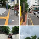 농구장 옆 횡단보도 이미지