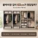 까사리움 | 붙박이장 깊이 60cm가 정답일까? 50,55, 60cm 직접 비교