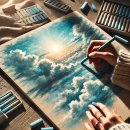 유화감성 오일파스텔화 이미지