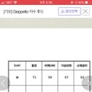 키166인데 꼼파뇨 후드 사이즈 뭐하짚 이미지