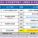 ＜2023학년도 고1.2학년 전국연합학력평가 시행일정 및 주관 교육청 및 고3 평가원포함 일정표와 범위표＞ 이미지