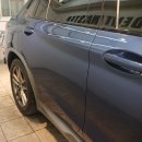 자동차도색마을 | 방배동 서래마을 BMW X4 수리, 골목길 기둥 사고 조수석 전체 + 트렁크 교환 없이 자차보험 판금도색 복원